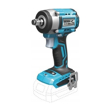 Dedra Schlagschrauber AKU-SCHLAGSCHRAUBER. BÜRSTENLOS 1/2" 350 Nm 18 V SAS+