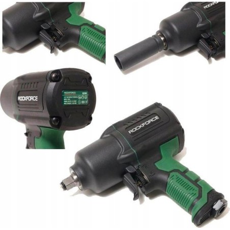 Rockforce Schlagschrauber – Druckluftschrauber 1450 Nm 1/2" TWIN HAMMER