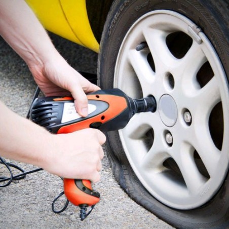 Druckluft-Schlagschrauber HY-130B 12 V mit Aufsätzen