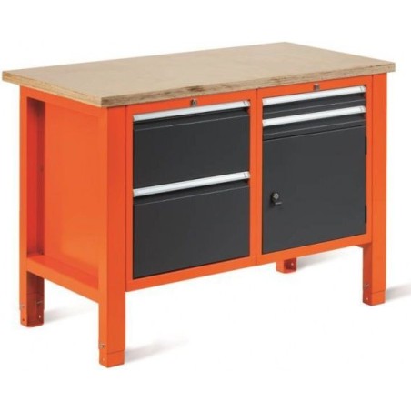 WERKSTATT-ARBEITSTISCH SWT 12/6 RAL 2004/7016 [Stück] - TG-SWT12/6