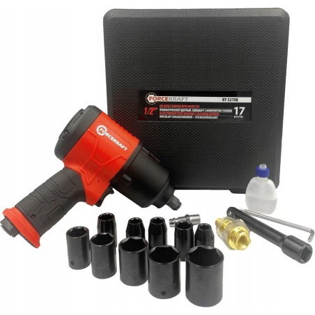 Forcekraft Schlagschrauber – Druckluft-Schlagschrauber TWIN HAMMER 720 Nm 1/2"