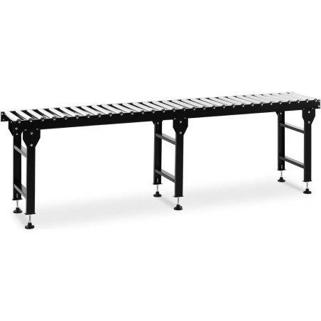 MSW Transportrollentisch mit 30 Rollen für bis zu 400 kg, 300 x 51 x 96 cm Transportrollentisch mit 30 Rollen für bis zu 400 kg