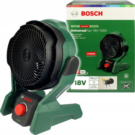 Bosch Bosch UniversalFan 18V-1000, Ventilator (grün/schwarz, ohne Akku und Ladegerät, POWER FOR ALL ALLIANCE)
