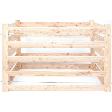 Westmann Westmann Komposter aus Lärchenholz Konni L Natura 130 x 100 x 80 cm