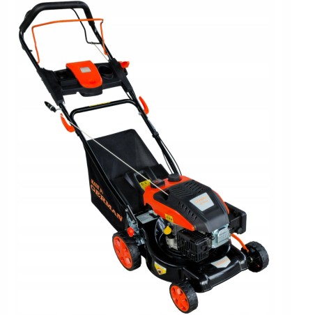 LEISTUNGSSTARKER BENZINRasenmäher, 42 cm Schnittbreite, GERMAN 7 PS, 10-in-1-Funktion + Betriebsstundenzähler