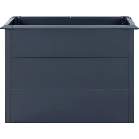 Westmann Westmann Hochbeet aus Metall Primus M Mit Schneckenrand Anthrazit 100 x 50 x 77 cm