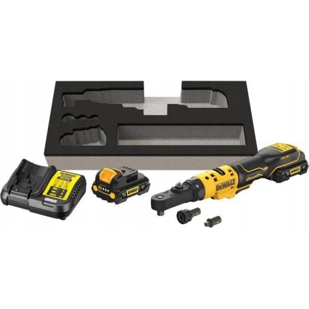 Dewalt Schlagschrauber AKKU-SCHLAGSCHRAUBER 1/4" 3/8" XR 12 V 2 × 3,0 Ah