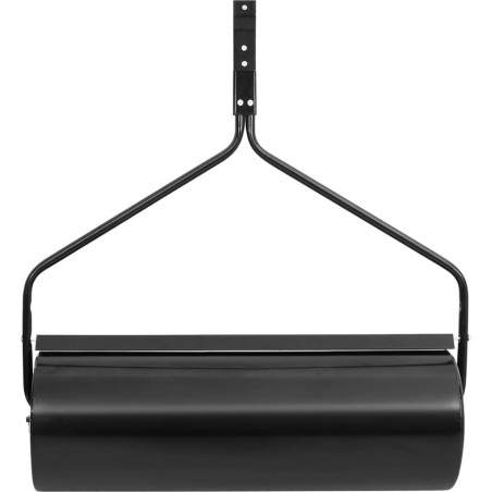 vidaXL Rasenwalze, schwarz, 63 l, Eisen