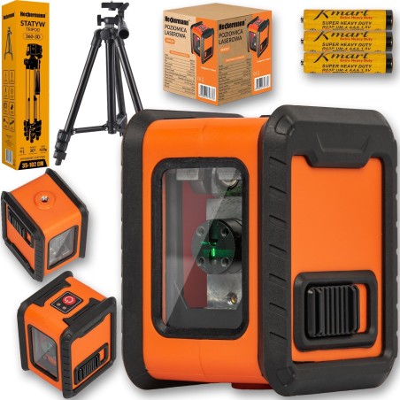 Heckermann Set: Heckermann XRX010 v.2 Laser-Wasserwaage + Stativ