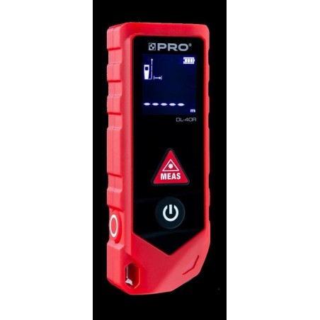 Laser-Entfernungsmesser PRO LASER-ENTFERNUNGSMESSER DL-40R MIT MESSKUGEL