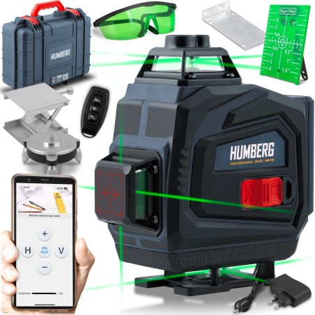 Humberg Kreuzlaser im Koffer + Zubehör Humberg HM-170