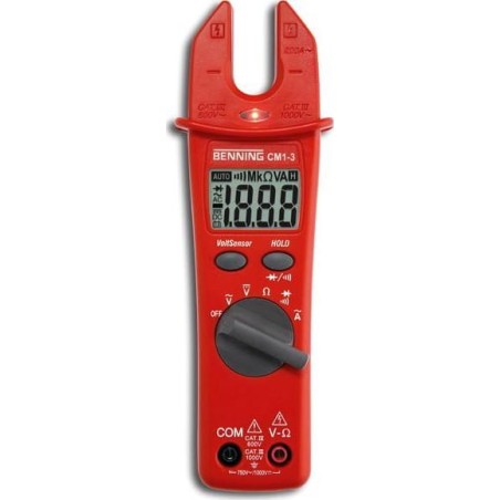 Benning Strommessgerät BENNING CM 1-3 mit Stromzangen und Zubehör