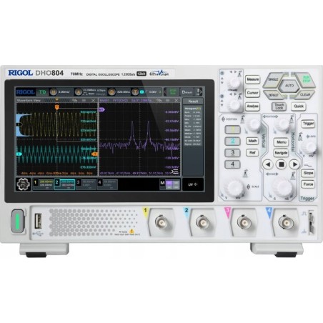 Rigol DHO804 – Digitales Oszilloskop, 70 MHz, 4 analoge Kanäle, 1 EXT-Kanal