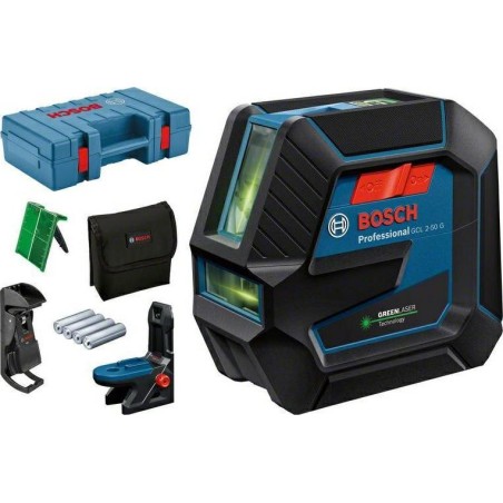 Bosch GCL 2-50 G+RM10+Deckenhalterung+Zielscheibe+Tasche
