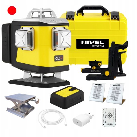 NIVEL SYSTEM CROSS LASER CL5R mit rotem Strahl
