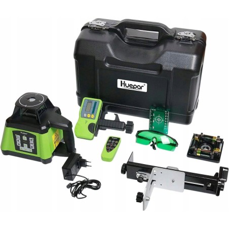 Huepar RL200HVG Set mit selbstnivellierenden 360°-Kreuzlinienlasern