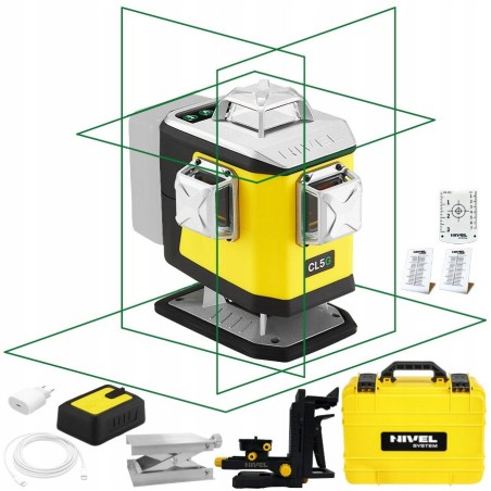 NIVEL SYSTEM CROSS LASER CL5G mit grünem Strahl