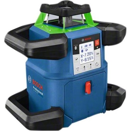 Bosch Akku-Rotationslaser GRL 650 CVHG Professional, 18 Volt (blau, ohne Akku und Ladegerät, grüne Laserlinie, in