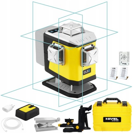 NIVEL SYSTEM CROSS LASER CL5B mit blauem Strahl