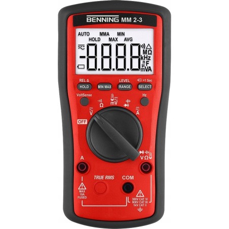 Benning Multimeter BENNING MM 2-3, digital, mit Zubehör