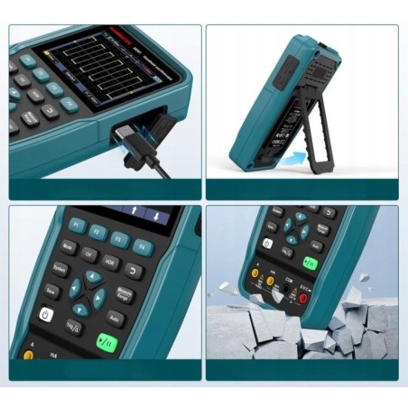 HANMATEK HO51 3-in-1-Oszilloskop mit 3,5-Zoll-TFT-Display, 50 MHz + 1 Kanal