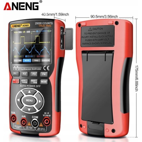 Digitalmultimeter ANENG AOS03 WER. PRO 2025! 3-in-1 Zoyi ZT-703S