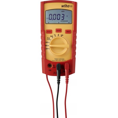 Wiha Wiha Digitalmultimeter bis 600 V AC, CAT IV 45218