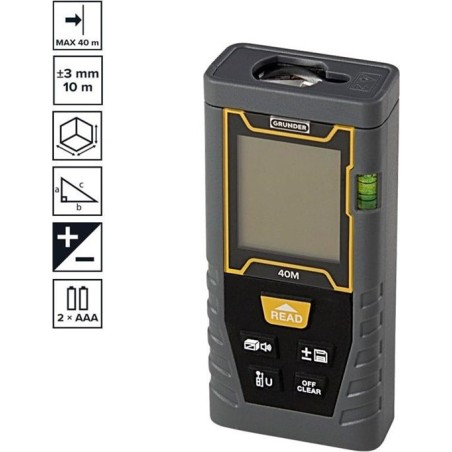 Laser-Entfernungsmesser Sourcing DISTANCE MEASURE GRUNDER L40 40M