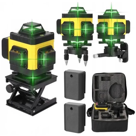 Extralink | Laser-Wasserwaage | 4D-Laser mit Kreuzmarkierung
