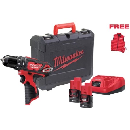 MILWAUKEE.UD.M12BPDMC-202C SCHRAUBER + OHNE HÜLSE