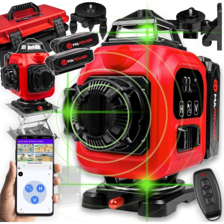 MaPower Kreuzlaser MPLL01, grün, 30 m