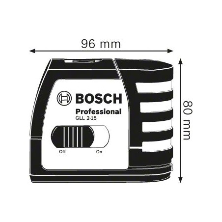 Bosch Linienlaser GCL 2-15 G, grün, 15 m
