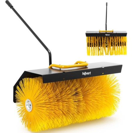 Hillvert Kehrmaschine mit Bürste für Einachsschlepper HT-WB-650, Breite 820 mm