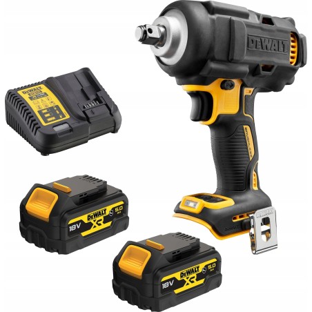 Dewalt DEWALT 1/2"-Schlagschrauber 18 V, 812 Nm, 2 x 5,0 Ah, 4 Gänge, Sicherungsring DCF891P2G