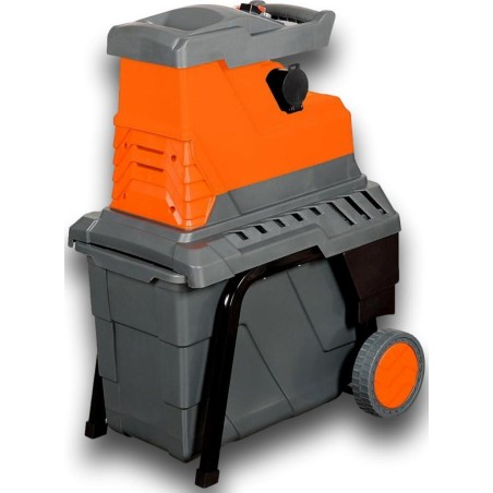 Oleo-Mac OLEO-MAC OM-LINE ELS 2800 Elektrischer Häcksler mit Zahnradfräse für Fräsmesser – Häcksler / Asthäcksler 2800 W / 45 mm