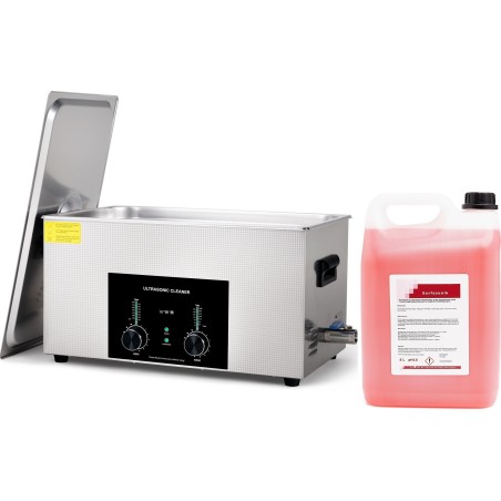 Techrebal Ultraschallreiniger mit Heizelement, 980 W, 22 l, 5 l Reinigungsflüssigkeit