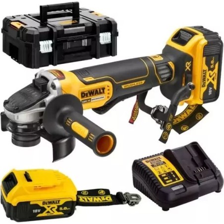 Dewalt Akku-Winkelschleifer 125 mm LR 18 V 2 × 5,0 Ah TSTAK
