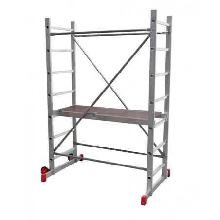 KLEINE KLETTERWAND MIT PLATTFORM AK200 60 × 140 CM, HÖHE 2 M