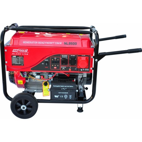 Stromaggregat AWTools AWTOOLS BENZIN-GENERATOR 5,0 kW 230/400 V BLACK LINE