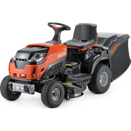 Oleo-Mac OLEO MAC OM 92 R/16 K Gartentraktor – Rasentraktor mit Heckauswurf – Selbstfahrender Benzin-Rasenmäher für T