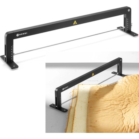 Hendi Piła – verstellbares Konditor-Schneidemesser zum Schneiden von Biskuit – Hendi 400098