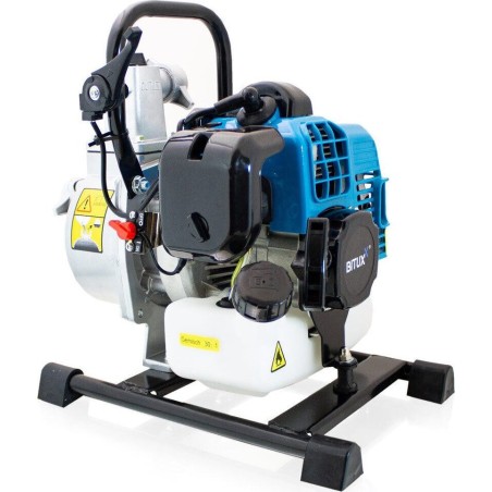 Bituxx Benzinbetriebene Pumpe/Motorpumpe 32 cm³ Motorpumpe für den Garten 100 l/min