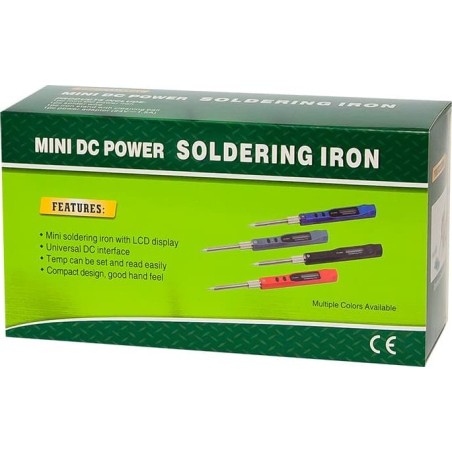 Blow 3897 Mini-Lötkolben 12 V–24 V, 10–30 W, LCD, ZD8950