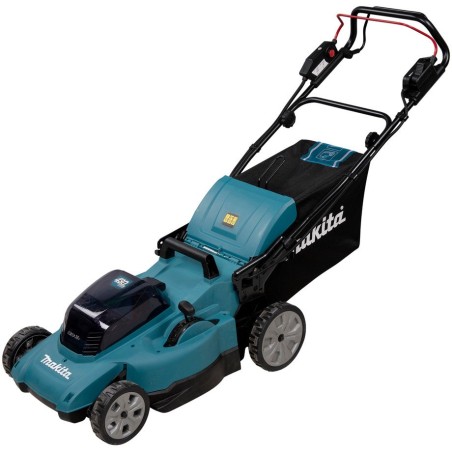Makita Akku-Rasenmäher DLM481Z, 36 Volt (2×18 Volt) (blau/schwarz, ohne Akku und Ladegerät, mit