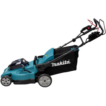 Makita Akku-Rasenmäher DLM481Z, 36 Volt (2×18 Volt) (blau/schwarz, ohne Akku und Ladegerät, mit