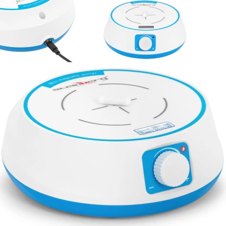 Mini-Magnetrührer für Laboranwendungen, Durchmesser 136 mm, 2 l, 0–2400 U/min