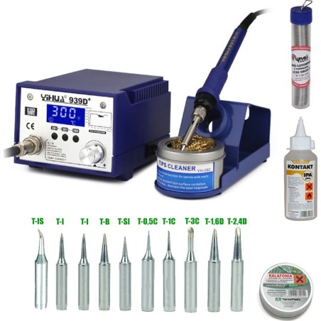 Techrebal Lötstation-Set Yihua 939D+ KIT10