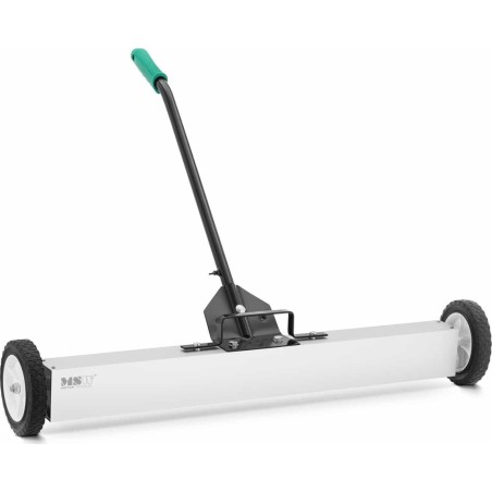 MSW Magnetkehrbesen zum Aufsammeln von Nagelspänen, auf Rädern, Breite 90 cm Magnetkehrbesen zum Aufsammeln