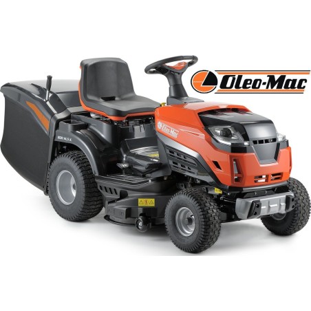 Gartentraktor Oleo-Mac OLEO MAC OM 86 R/14,5 K – Gartentraktor mit Heckauswurf – selbstfahrender Benzin-Rasenmäher für