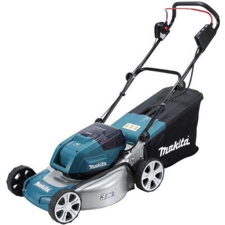 Akku-Rasenmäher 2×18 V, 46 cm, 2×6,0 Ah, DC18RD, BL, Makita